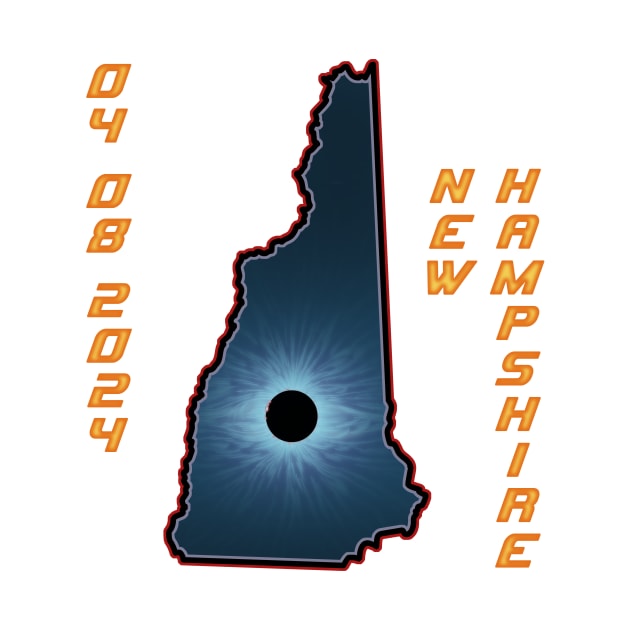 New Hampshire 2024 Total Solar Eclipse by Victopia