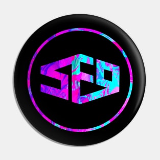 SF9 Logo Abstract Purple Pin