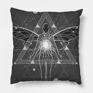 Geometric astral trip Design Pillow