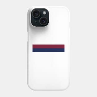 Newcastle 1996 West End Maroon Navy Hoops Phone Case