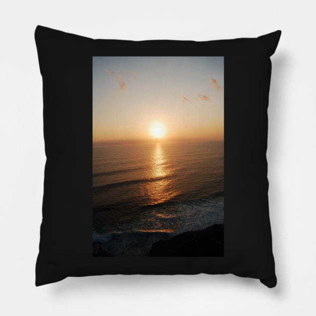 Sunset in Paradise Pillow by Aine Creative Designs