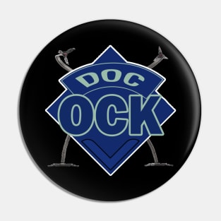 Doctor Octopus - Doctor Who Style Logo Pin