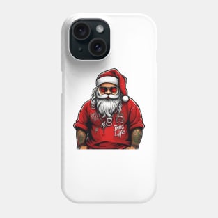 Santa cool thug life Phone Case