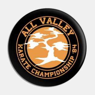 All valley karate championship Pin