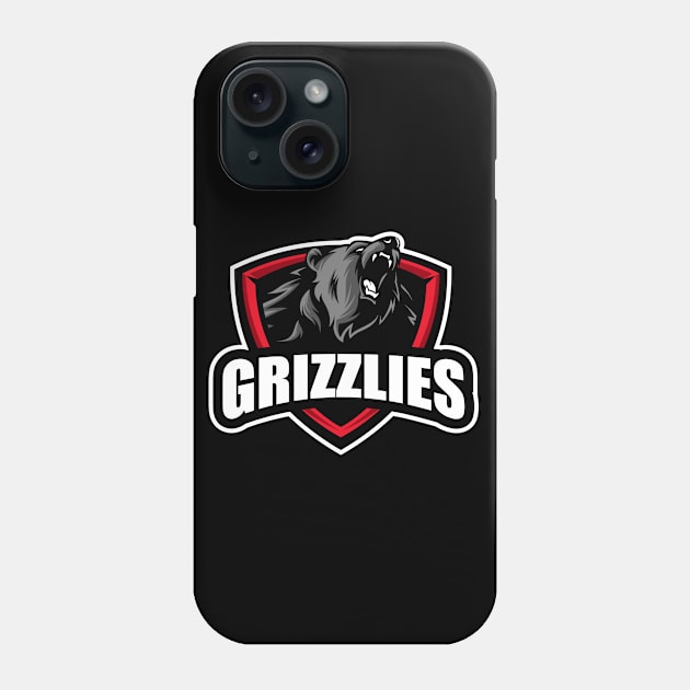 Grizzlies Bear Phone Case by TomCage