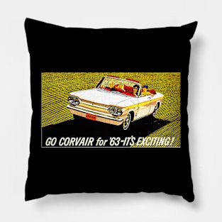 Go Corvair for 1963 Pillow