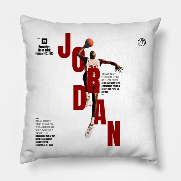 Michael Jordan Pillow by Grade Design