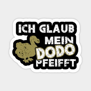 Dodo Vogel flugunfähig lustiges Design Frauen Magnet