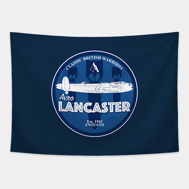 Avro Lancaster - Ww2 Lancaster Bomber - Tapestry  TeePublic