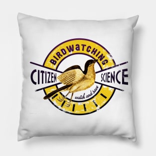 Birdwatching citizen science Pillow