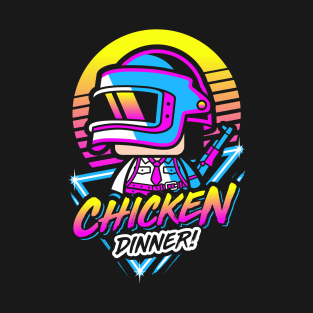 PUBG Chicken Dinner Retro T-Shirt