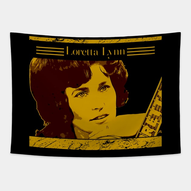 Loretta Lynn | Retro Tapestry by Nana On Here