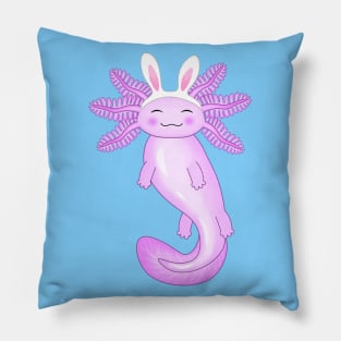 Happy Easter Axolotl Pillow