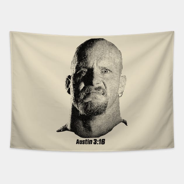 Steve Austin \ 1964 Tapestry by SIIMAG ARTS