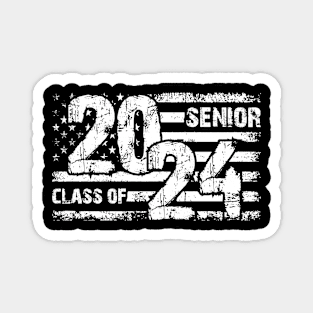 Senior Class Of 2024 USA Flag Magnet