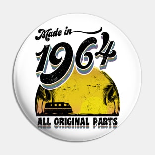 Made in 1964 All Original Parts Pin