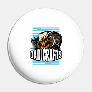 Beer Lover Dad Crafts - Glass Craft Beer Drinker Pin