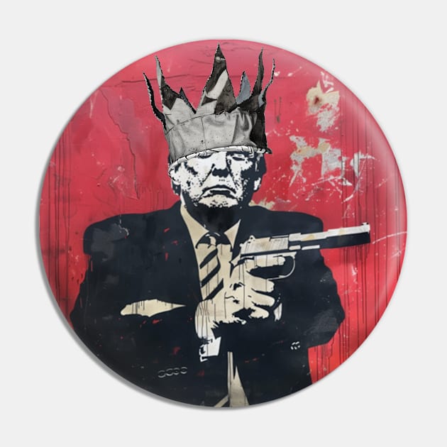 Donald Trump: King Trump Pin by Puff Sumo