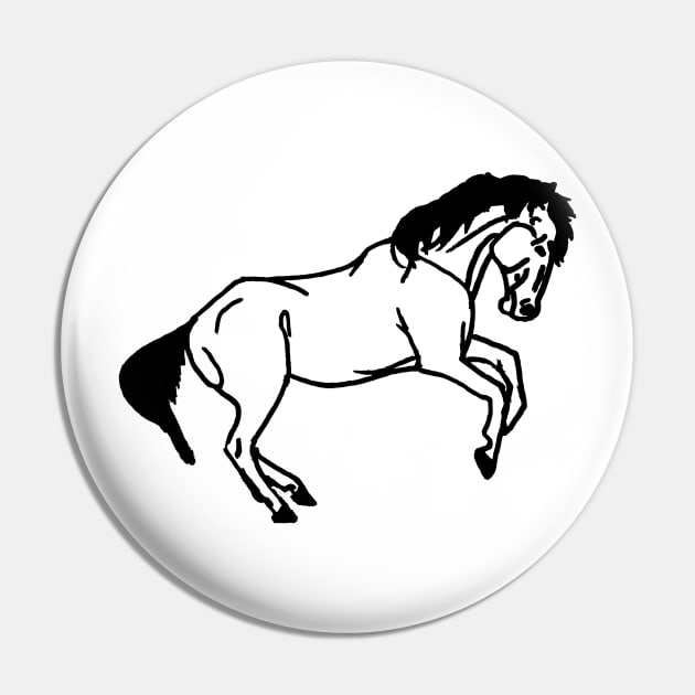 rearing horse outline Pin by Shyflyer