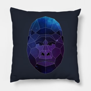 Galaxy Gorilla Geometric Animal Pillow