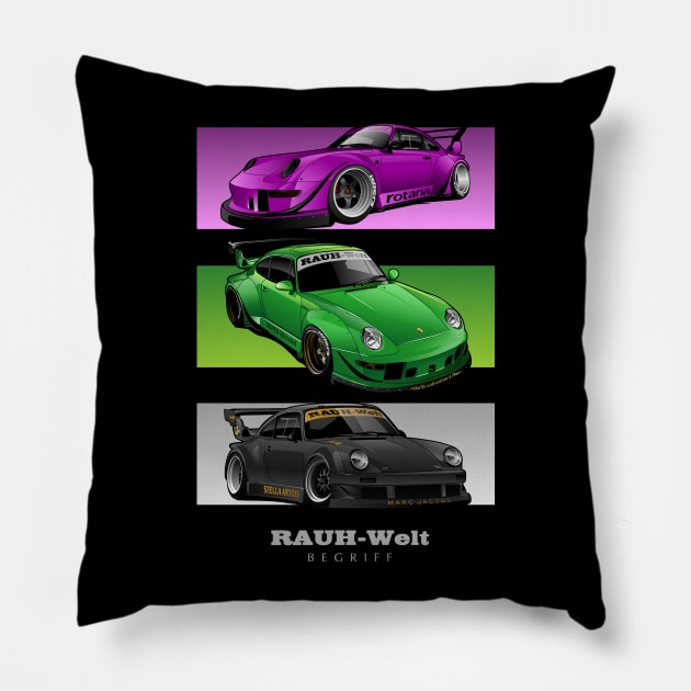 RWB - The Three Masterpiece Pillow by rizadeli