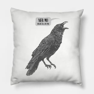 Raven: "Neb Mo." Pillow