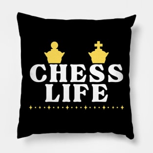 Chess life Pillow