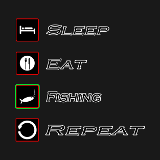 Sleep Eat Fishing Repeat Shirt T-Shirt