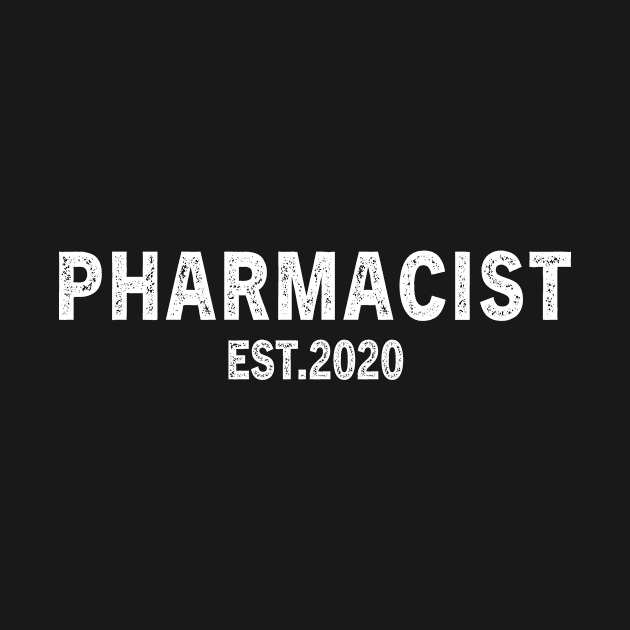 Pharmacist Est 2020 Graduation Gift by followthesoul