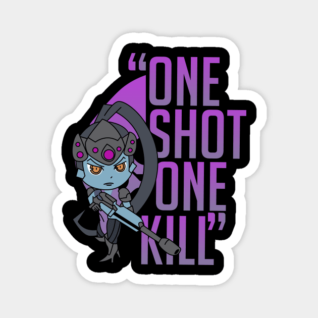 WIDOWMAKER CHIBI DESIGN Magnet by Dennaeric