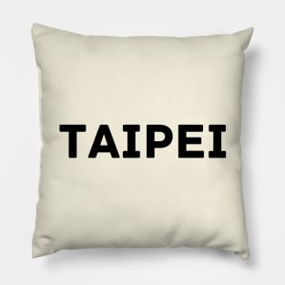 Taiwanese City Taipei Pillow