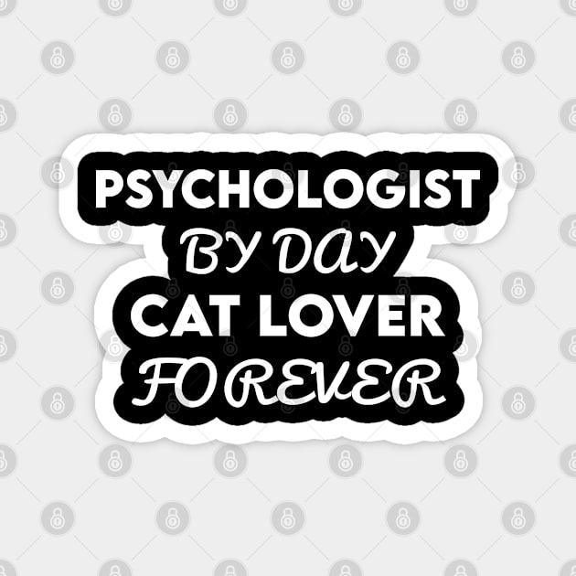 psychologist cat Magnet by Elhisodesigns