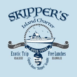 Skipper's Island Charter 3 Hour Tour Lts T-Shirt