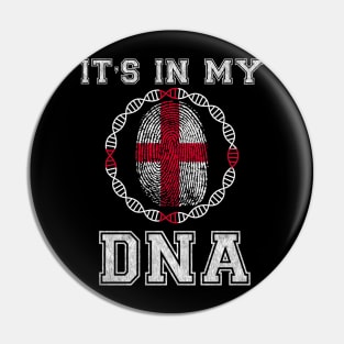 England  It's In My DNA - Gift for English From England Pin