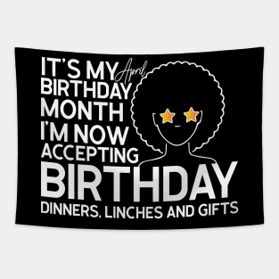 it's my April birthday month I'm now accepting birthday Tapestry