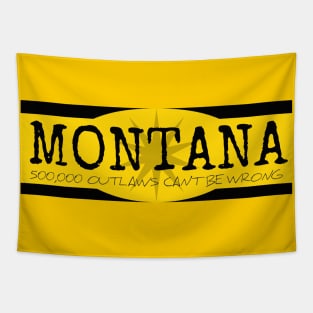 Montana Outlaws Tapestry