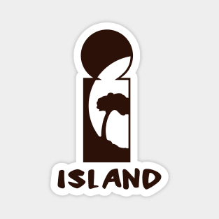 Island Records (vers. A) Magnet
