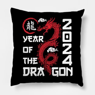 Chinese New Year 2024 Shirt Kids Year of The Dragon 2024 Pillow