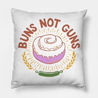 buns not guns Pillow