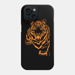 Tiger (orange print) Phone Case