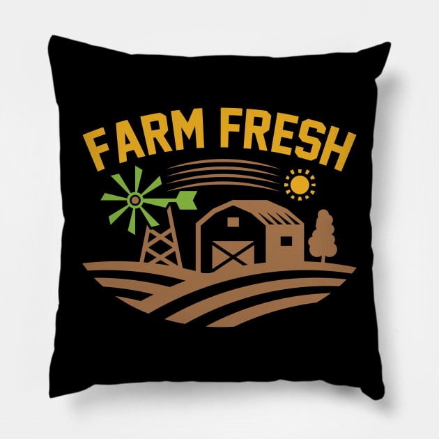 Farm Fresh T Shirt For Women Men Pillow by Pretr=ty