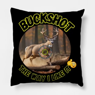 Buck Shot Deer Hunter Sights Prize Trophy Pillow