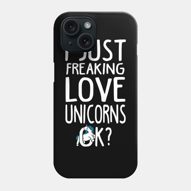 Funny Unicorn Gift Phone Case by KsuAnn