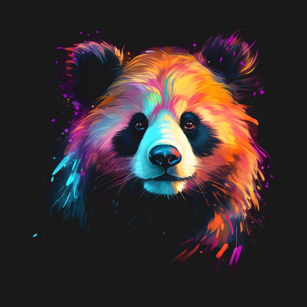 Neon Panda #3 by Everythingiscute