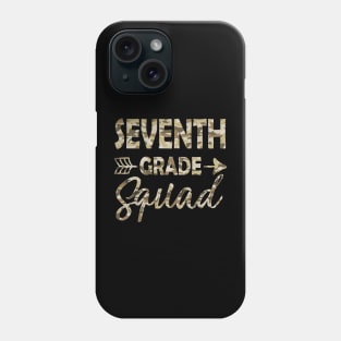 Seventh Grade Camo Teacher Welcome Back To School Phone Case