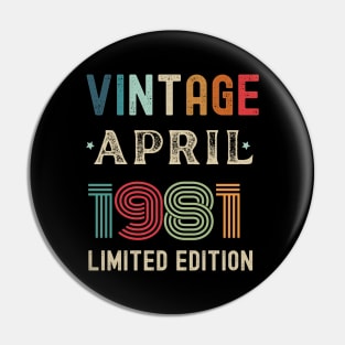 April Birthday Gift Pin