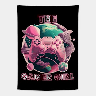 Gamer girl Tapestry