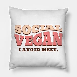 Social Vegan Pillow