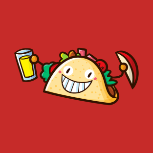 Funny Happy Taco T-Shirt