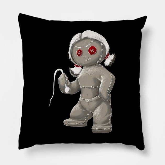 Voodoo doll Pillow by Anilia